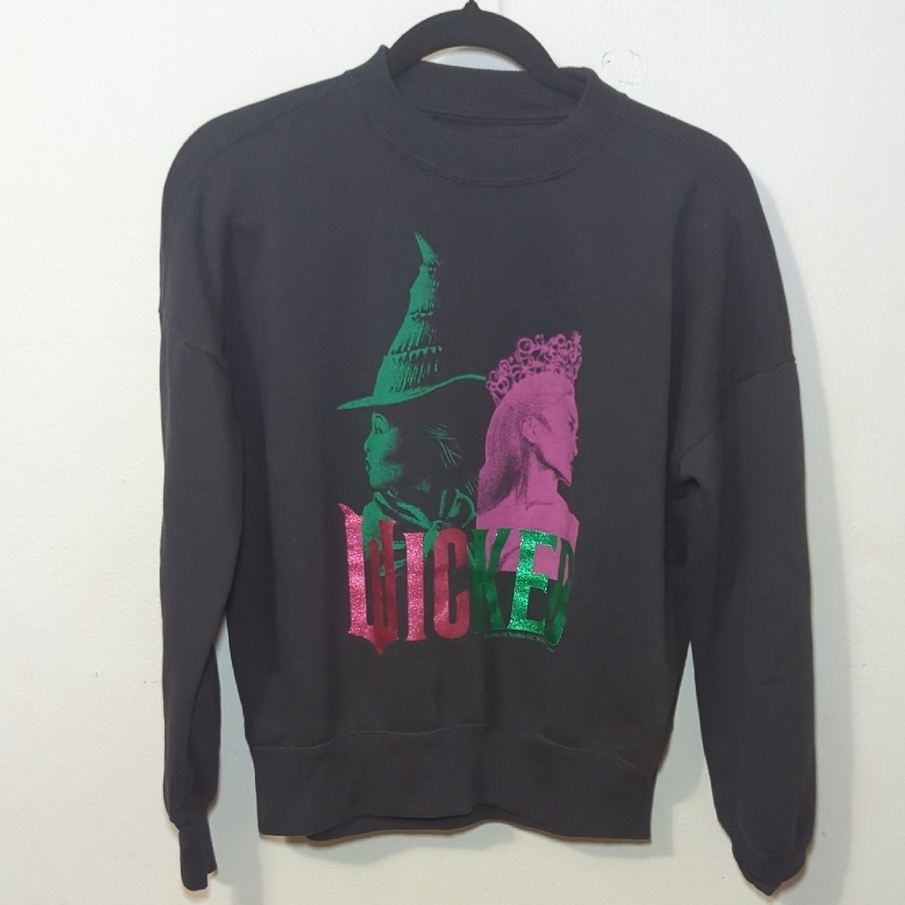 Abercrombie Kids Wicked Sweatshirt Defy Gravity Glinda Elphaba Girls Size 15/16